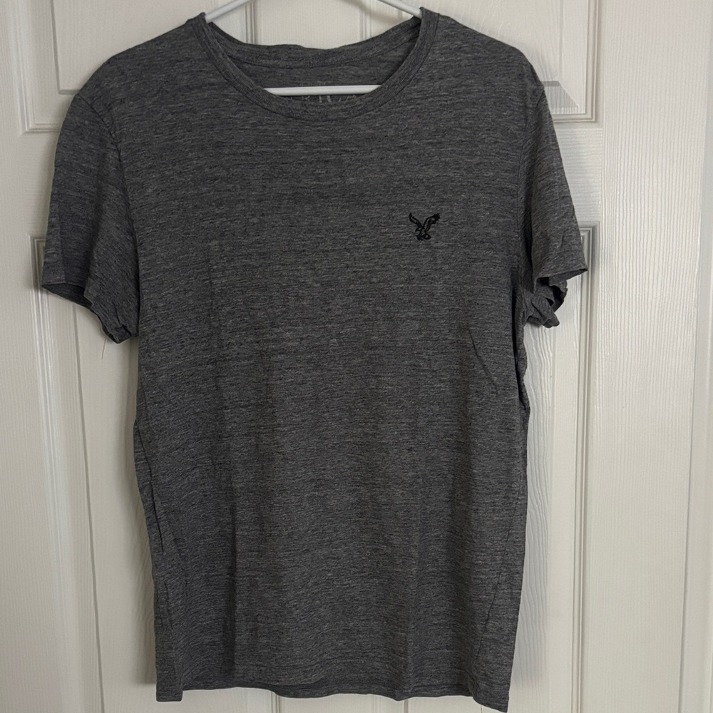 American Eagle Outfitters Dark Gray Men's Tee